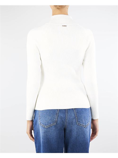 Ribbed sweater with gold buttons and detail No Secrets NO SECRETS | Sweater | NS23322